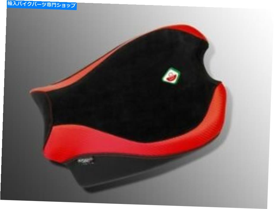 シート Ducabike Ducati StreetFighter V4ライダーシートカバー - ブラックレッド Ducabike Ducati Streetfighter V4 Rider Seat Cover - Black-Red【並行輸入品】