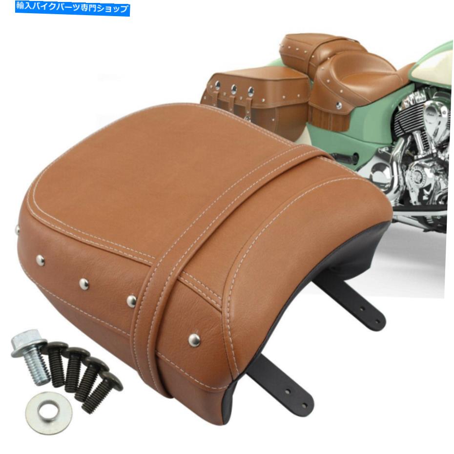 シート リアの旅客ピリオンシートパッド茶色のクッションダークホース16-19 Rear Passenger Pillion Seat Pad Brown Cushion For Indian Chief Dark Horse 16-19【並行輸入品】