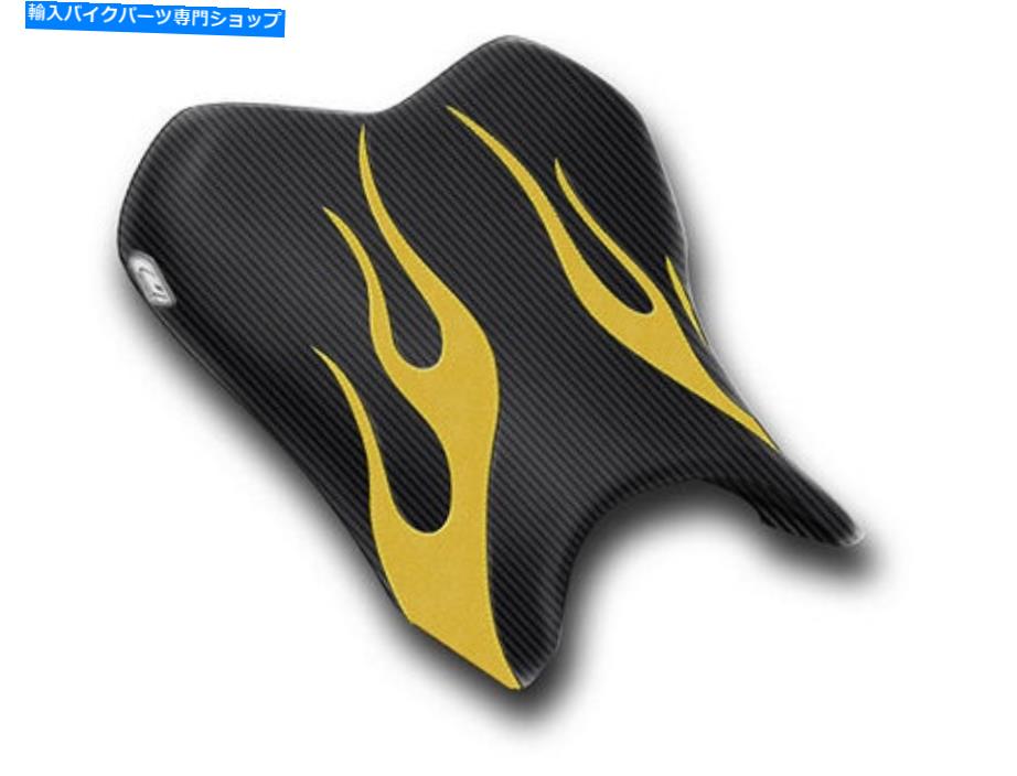 シート ヤマハR6 2006-2007ライダー＆助手席カバーカバー炎オートバイルイモト YAMAHA R6 2006-2007 RIDER & PASSENGER SEAT COVER COVERS FLAME MOTORCYCLE LUIMOTO【並行輸入品】