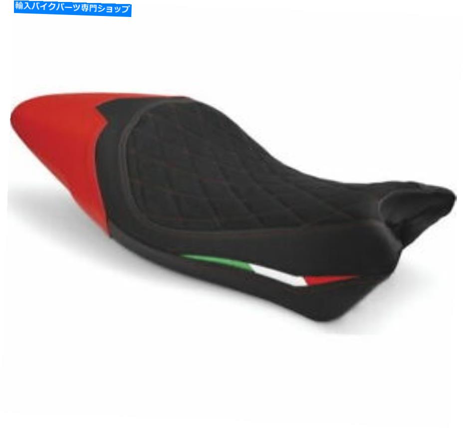 シート Luimotoシートカバー用ドゥカティブラック/レッドダイヤモンドライダー - 1462101 Luimoto Seat Covers for Ducati Black/Red Diamond Rider - 1462101【並行輸入品】