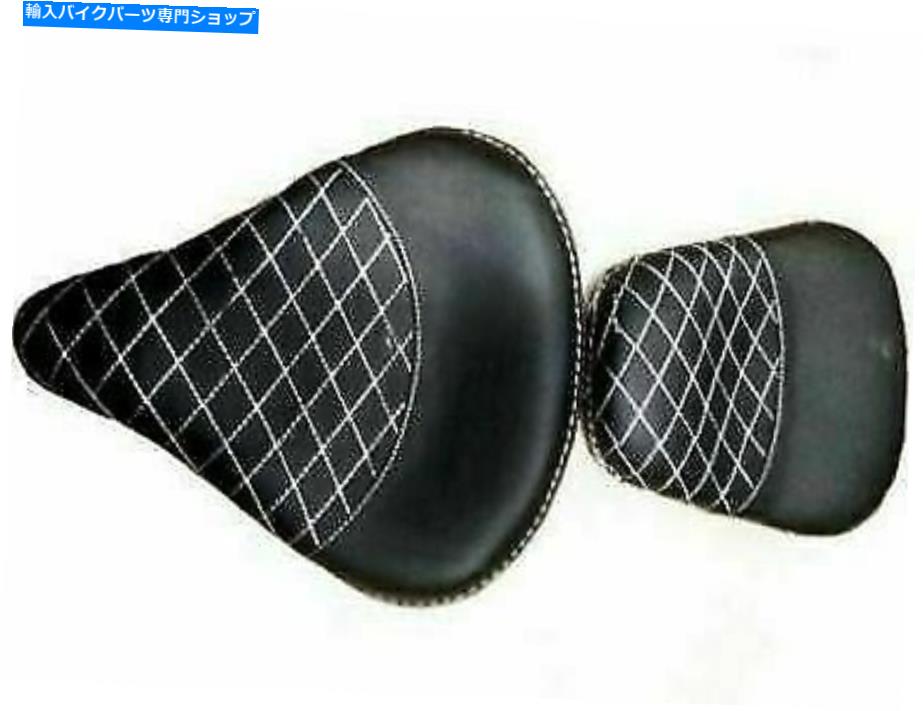 シート ライダー&旅客&ホワイトスレッド用Royal Enfield Bullet Electra Low Seet Royal Enfield Bullet Electra Low Seat For Rider & Passenger Black & White Thread【並行輸入品】|Us Custom Parts Shop USDM