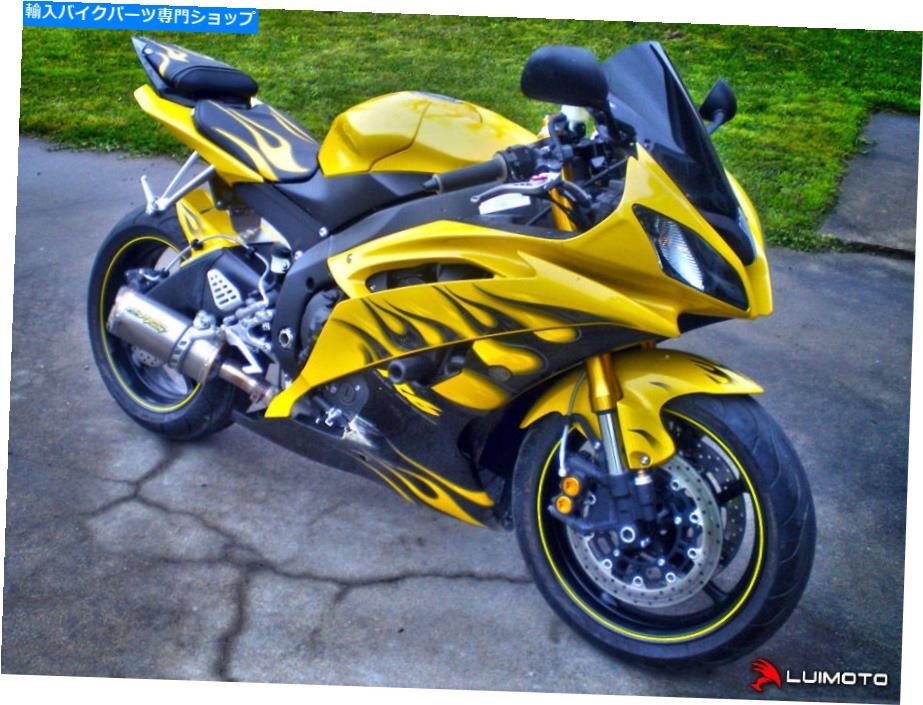 シート ヤマハR6 2008-2016ライダーや助手席カバーカバーフレームルイモト YAMAHA R6 2008-2016 RIDER AND OR PASSENGER SEAT COVER COVERS FLAME LUIMOTO【並行輸入品】