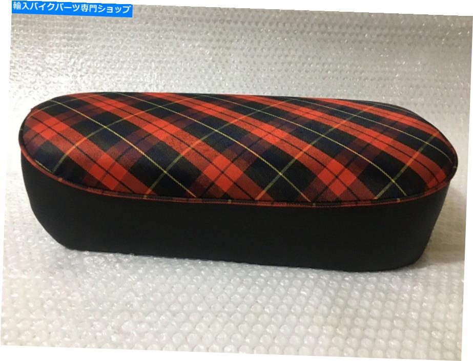 シート NOSオートバイサドルシートへのホンダモンキーZ50M Z50 Mレッドタータン再生。 Honda Monkey Z50M Z50 M Red Tartan Reproduction To Nos Motorcycle Saddle Seat.【並行輸入品】｜Us Custom Parts Shop USDM