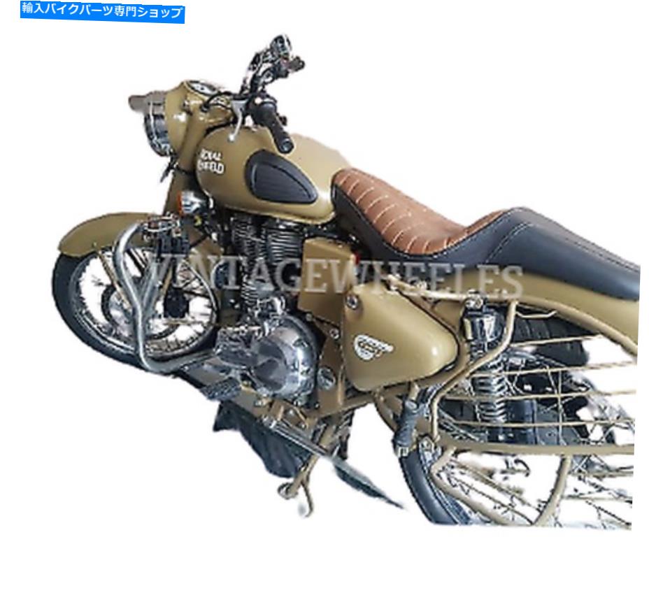 シート 新しい古典的なモデルロイヤルエンフィールドのためのデュアルカラーシートカスタム Dual colour seat custom made for new classic model royal enfield motorbikes【並行輸入品】