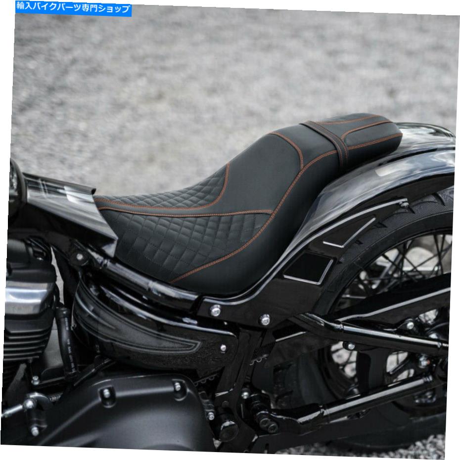 シート PUレザードライバの助手席フィットハーレーソフトスリムフロム2018-2021 2019 PU Leather Driver Passenger Seat Fit For Harley Softail Slim FLSL 2018-2021 2019【並行輸入品】|Us Custom Parts Shop USDM