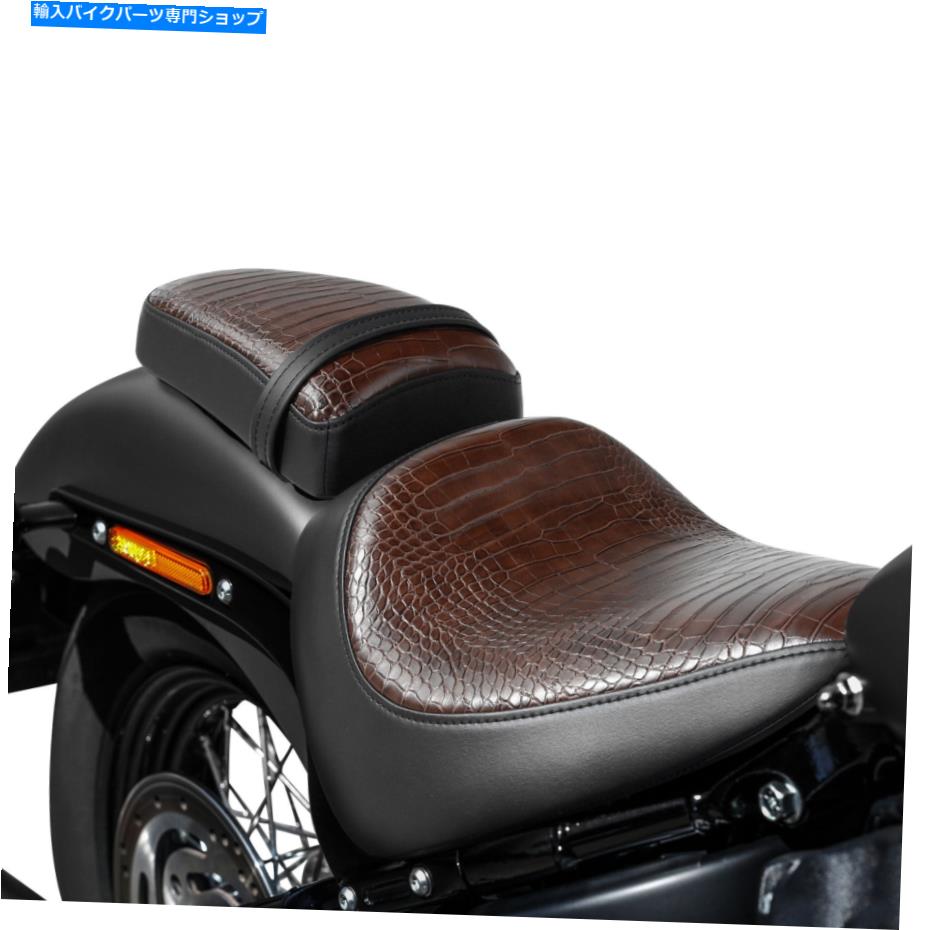 シート ブラックコーヒーライダードライバー助手席シートフィットハーレーストリートボブ2018-2021 20 Black Coffee Rider Driver Passenger Seat Fit For Harley Street Bob 2018-2021 20【並行輸入品】