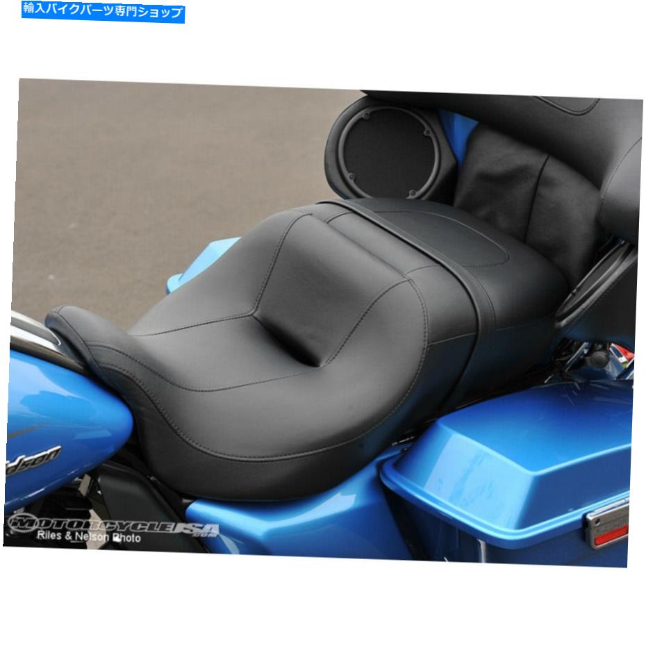 シート ハーレーツーリングエレクトラマグラド2008-2021 CVOのためのドライバーの助手席の2つアップ Driver Passenger Seat Two Up For Harley Touring Electra Tri Glide 2008-2021 CVO【並行輸入品】