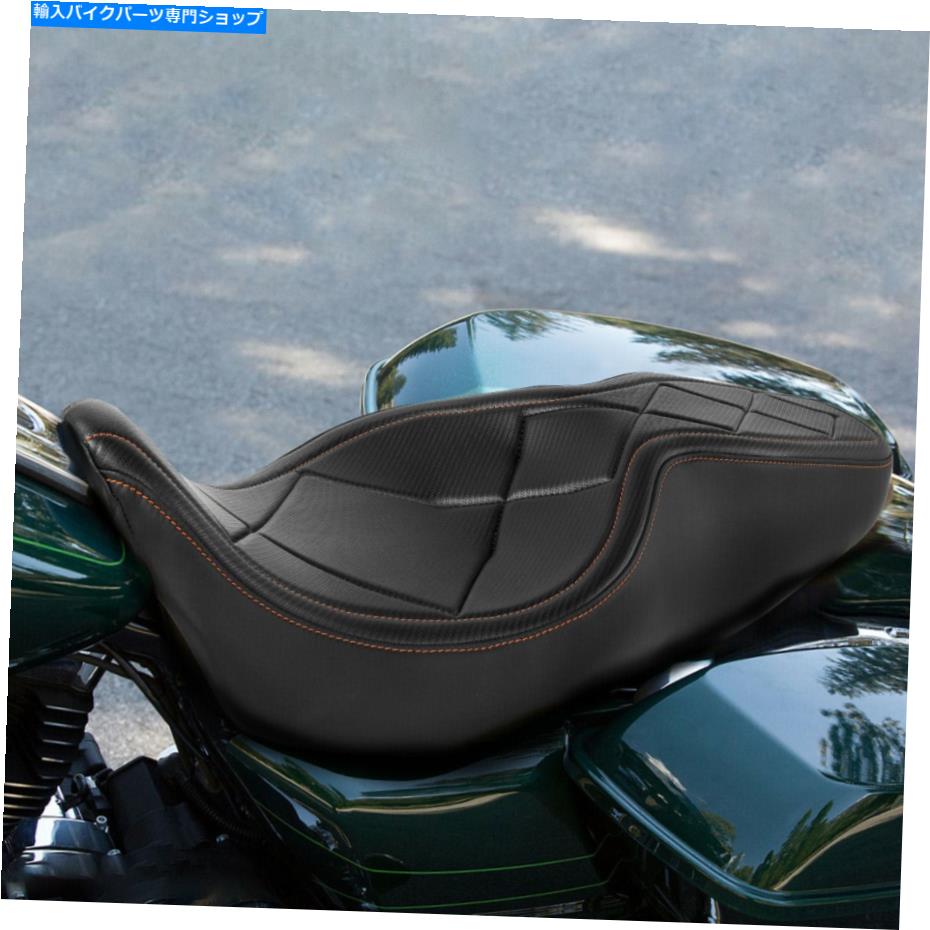 シート ライダードライバー助手席シートフィットハーレーツーリングCVOストリートロードグライド09-21 Rider Driver Passenger Seat Fit For Harley Touring CVO Street Road Glide 09-21【並行輸入品】