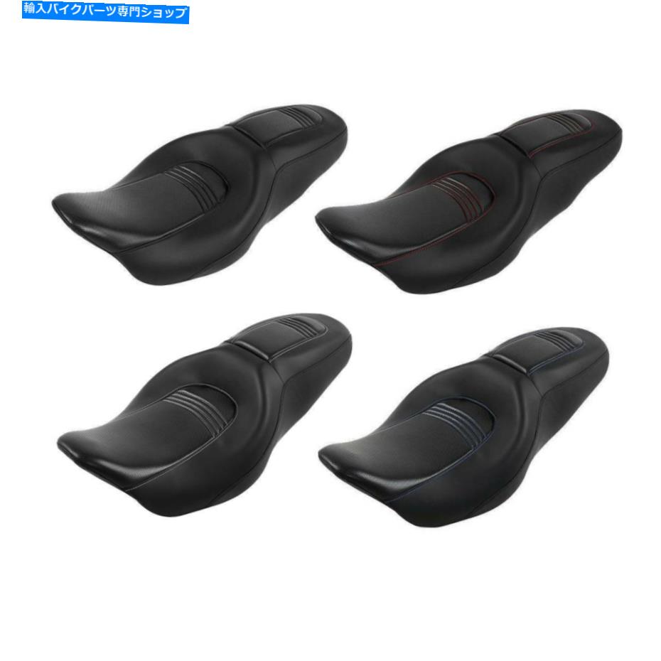 シート ブラックドライバー旅客席フィットハーレーツーリングロードエレクトラグライド09-21 16 Black Driver Passenger Seat Fit For Harley Touring Road Electra Glide 09-21 16【並行輸入品】