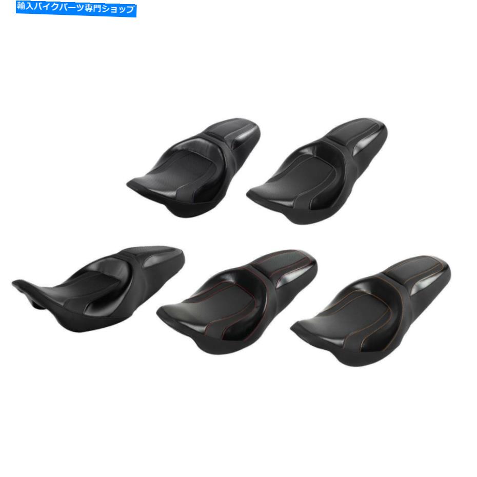 シート ハーレーツーリングロードエレクトラグライド09-21のためのワンピース旅客運転席フィット One Piece Passenger Driver Seat Fit For Harley Touring Road Electra Glide 09-21【並行輸入品】｜Us Custom Parts Shop USDM