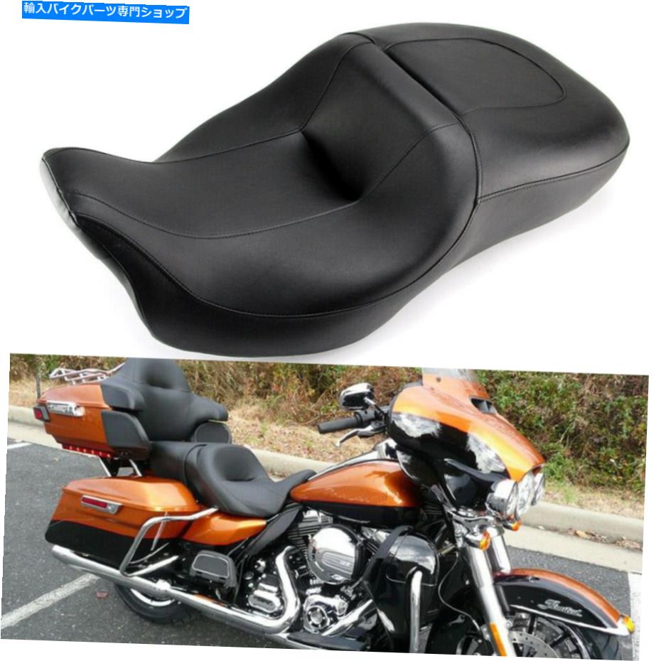 シート 運転者ライダー旅客2ハーリーツーリングエレクトラグライドFLHT 2008-2015のための座席 Driver Rider Passenger 2 Up Seat For Harley Touring Electra Glide FLHT 2008-2015【並行輸入品】