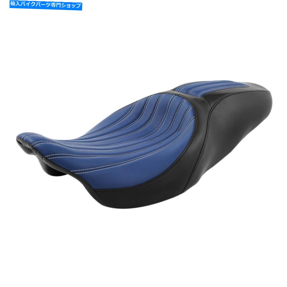 シート 青い運転席旅客席のシートフィットCVOストリートグライド09-21 Blue Driver Passenger Pillion Seat Fit For Harley Touring CVO Street Glide 09-21【並行輸入品】