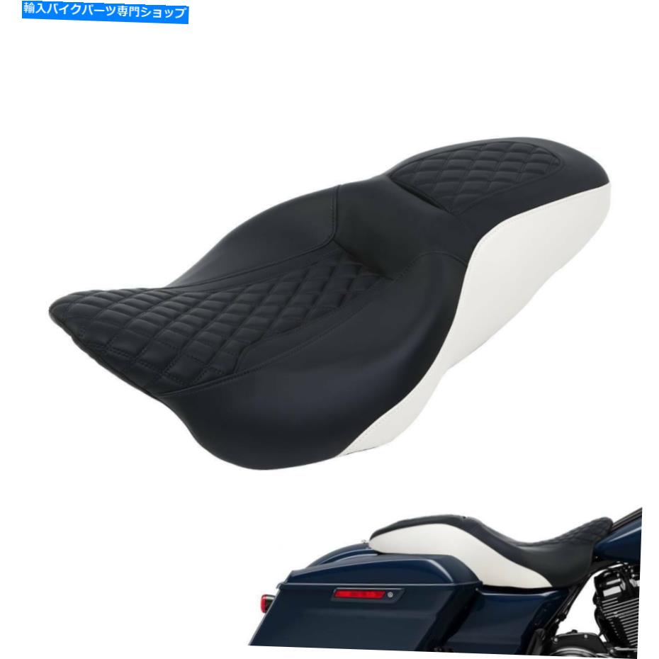シート 運転手の後部助手席シートフィットハーレーツーリングロードキングストリートグライド09-21 Driver Rear Passenger Seat Fit For Harley Touring Road King Street Glide 09-21【並行輸入品】
