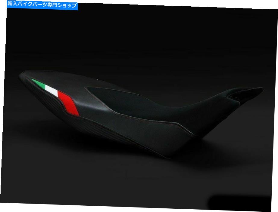 シート LuimotoチームItalia Suedeシートカバー用Aprilia Dorsoduro 750 900 1200 2008-19 Luimoto Team Italia Suede Seat Cover For Aprilia Dorsoduro 750 900 1200 2008-19【並行輸入品】