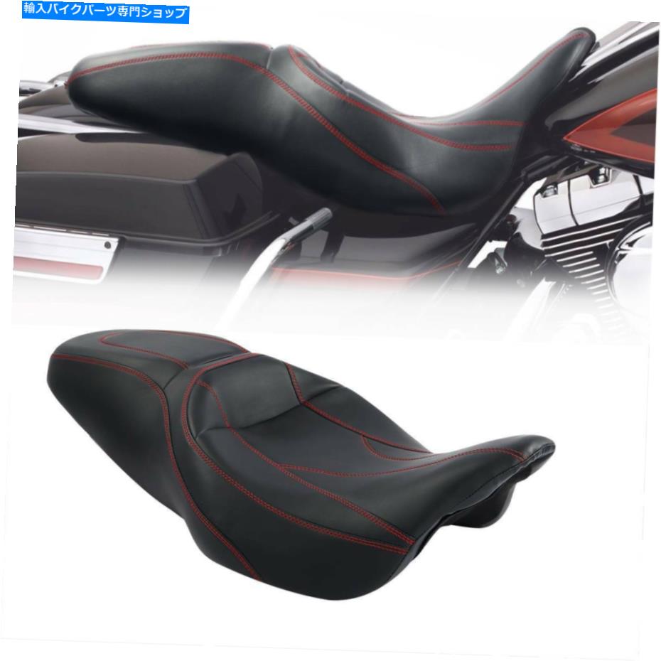 シート ハーレーツーリングElectra Tri Glide 09アップアメリカのための運転席旅客席 Driver Passenger Seat Two Up Fit For Harley Touring Electra Tri Glide 09-Up US【並行輸入品】