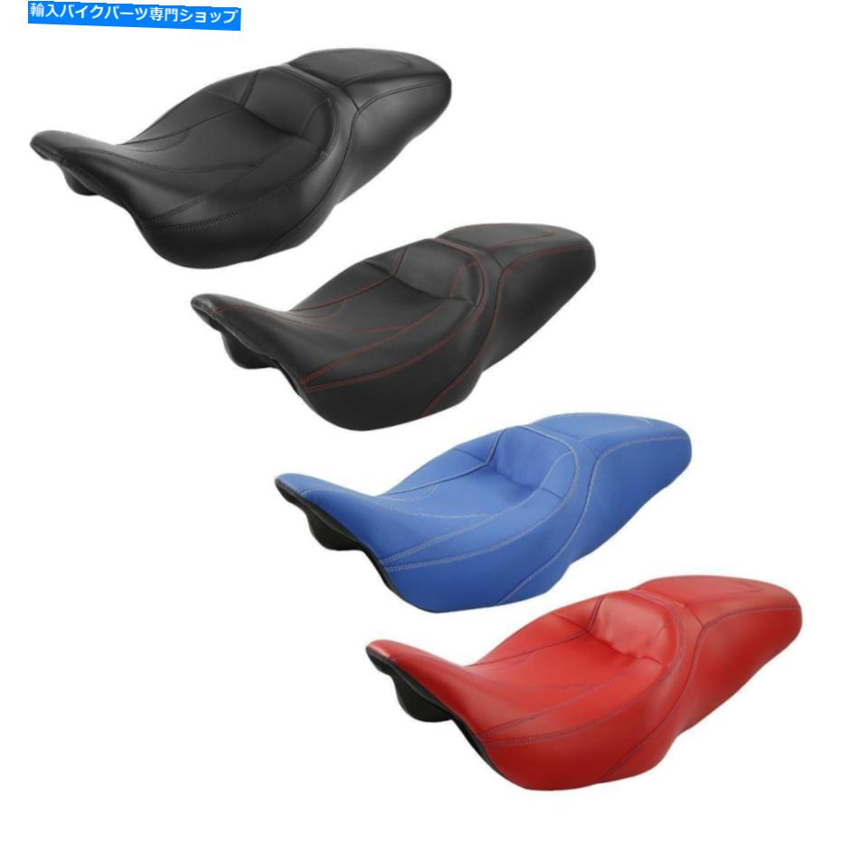 シート ハーレーツーリングエレクトラグライドロードキングフリル09-21 Driver Passenger Seat Fit For Harley Touring Electra Glide Road King FLHR 09-21【並行輸入品】