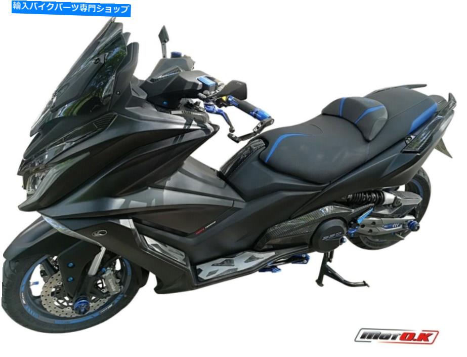 シート KYMCO AK 550（2017）MOTOKシートカバーカスタムカラー/ロゴ/ステッチ KYMCO AK 550 (2017) MotoK Seat Cover Custom Color / Logo / Stitching【並行輸入品】