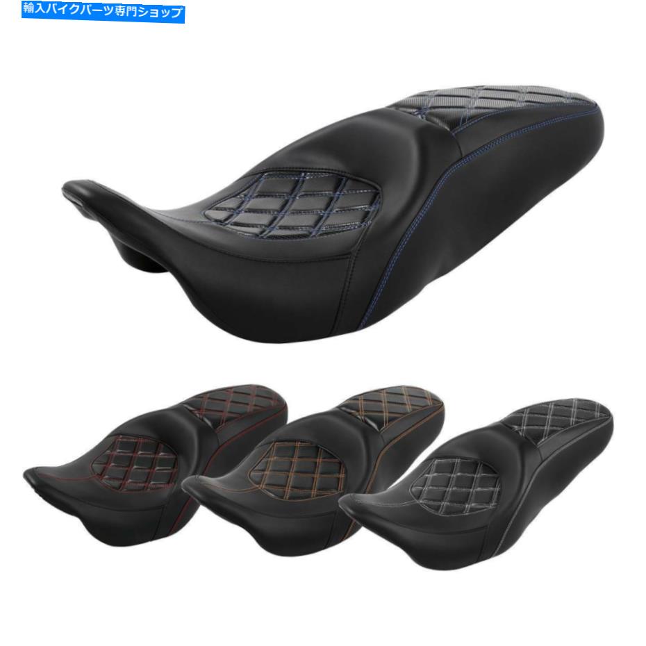 シート 運転席旅客座席フィットハーレーツーリングロードグライドフロリックスロード王09-21 20 Driver Passenger Seat Fit For Harley Touring Road Glide FLTRX Road King 09-21 20【並行輸入品】