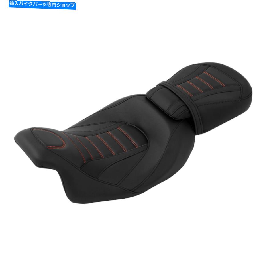 シート ハーレーツーリングモデルストリートグライド2009-2021 17のためのドライバー＆旅客シートフィット Driver & Passenger Seat Fit For Harley Touring Models Street Glide 2009-2021 17【並行輸入品】