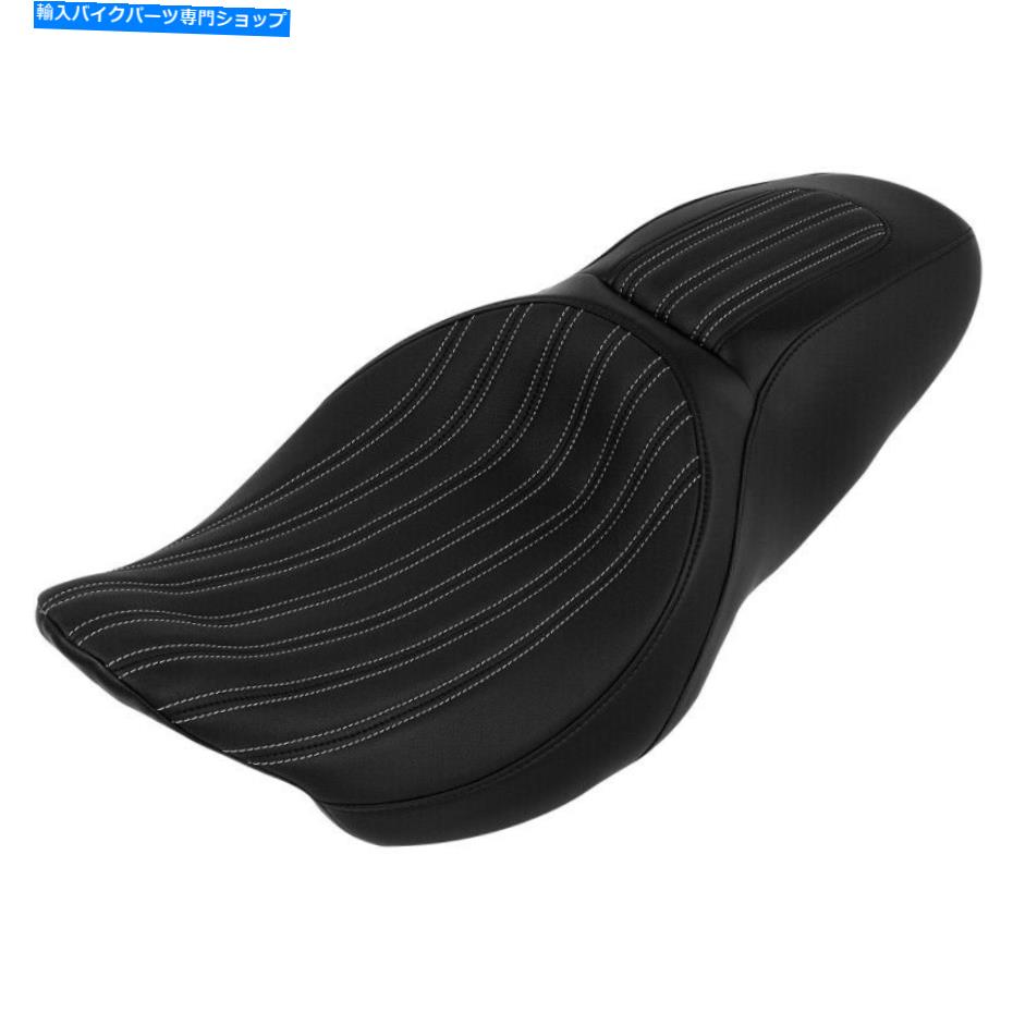 シート ブラックドライバー＆助手席フィットハーレーエレクトラロードストリートグライド2009-2021 Black Driver & Passenger Seat Fit For Harley Electra Road Street Glide 2009-2021【並行輸入品】｜Us Custom Parts Shop USDM