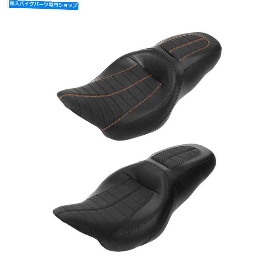 シート ハーレーツーリングストリートロードグライド2009-2020のライダードライバー＆旅客シートフィット Rider Driver & Passenger Seat Fit For Harley Touring Street Road Glide 2009-2020【並行輸入品】