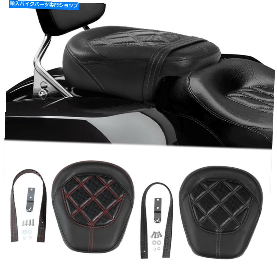シート ハーレーツーリングストリートグライドロードking 2009-2020のための後部助手席シートフィット Rear Passenger Seat Fit For Harley Touring Street Glide Road King 2009-2020【並行輸入品】