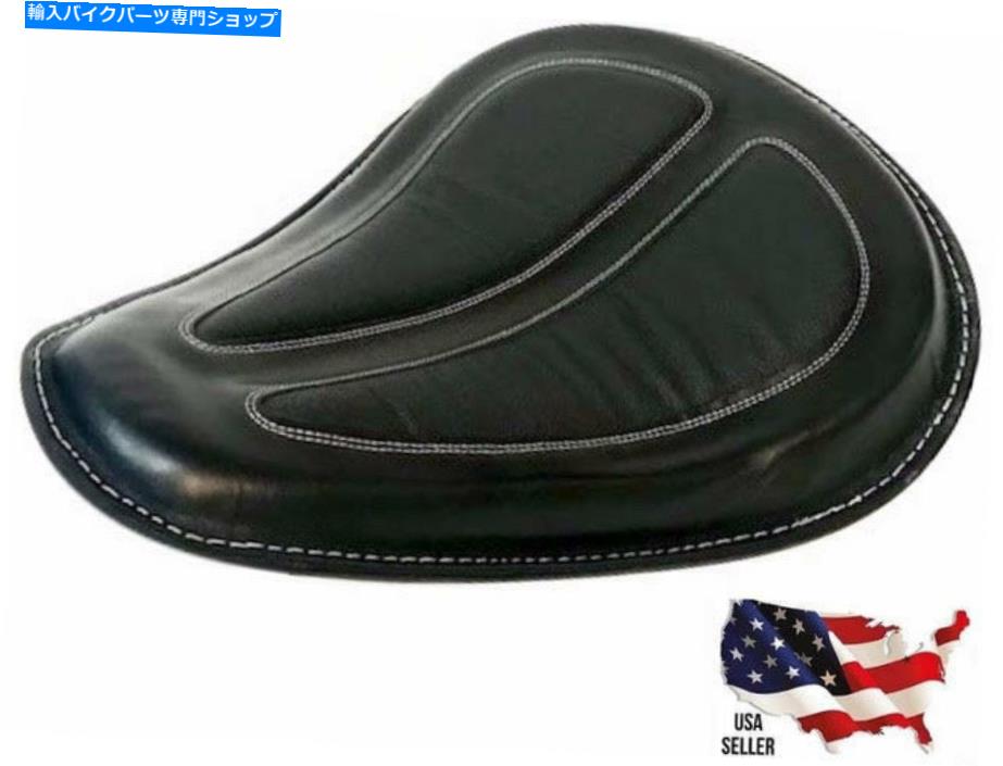 シート レザーソロスプリングサドルシートハーリーダビッドソンダイナローライダーSストリートファットボブ Leather Solo Spring Saddle Seat Harley Davidson Dyna Low Rider S Street Fat Bob【並行輸入品】