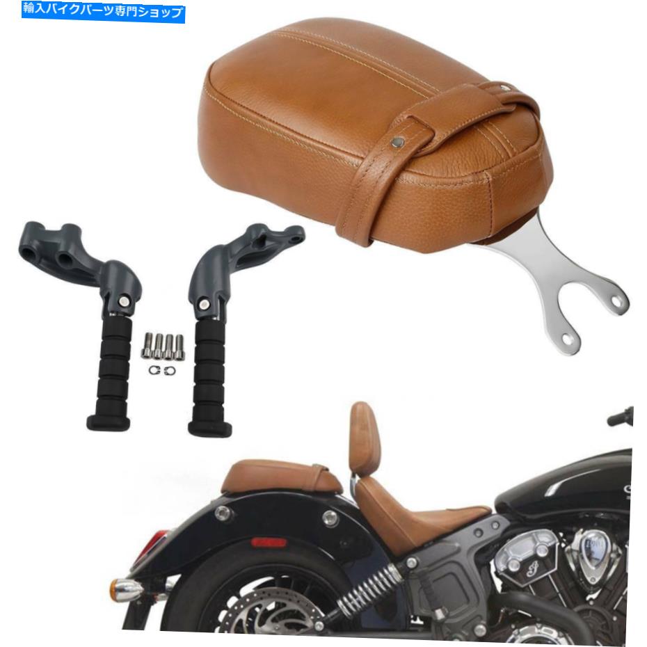 シート ピリオン旅客シートリアフットペッグはインドスカウト60 +スカウト15+のためのフィット Pillion Passenger Seat Rear Footpeg Fits For Indian Scout Sixty 16+ Scout 15+【並行輸入品】