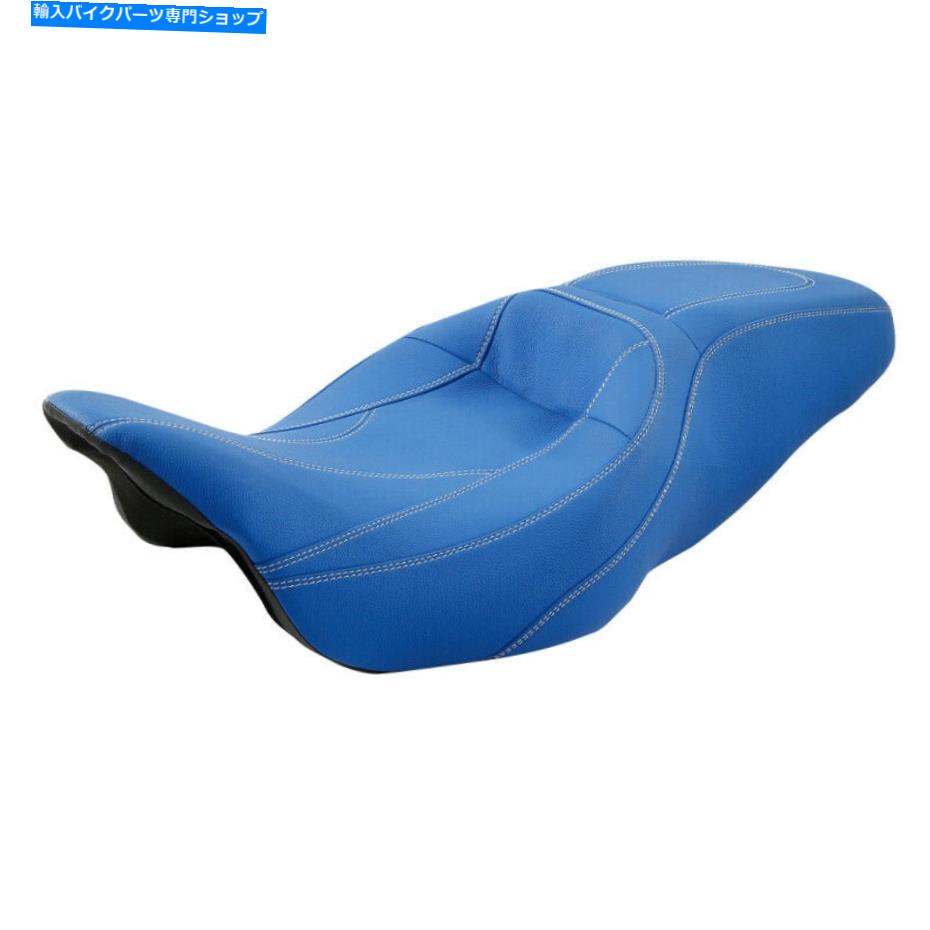 シート 青い運転者ライダーの助手席フィットハーレーツーリングロードグライドキング09-後 Blue Driver Rider Passenger Seat Fit For Harley Touring Road Glide King 09-later【並行輸入品】