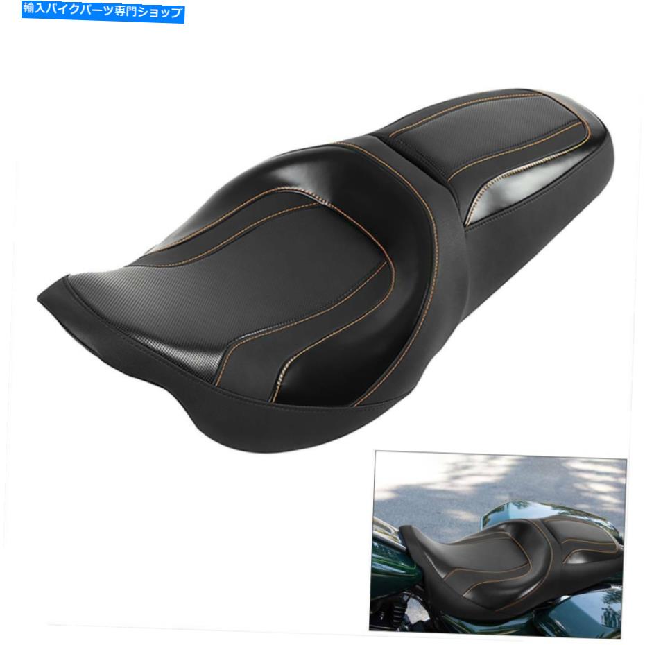 シート ハーレーツーリングロードエレクトラグライド09-21 18のライダードライバー旅客シートフィット Rider Driver Passenger Seat Fit For Harley Touring Road Electra Glide 09-21 18【並行輸入品】