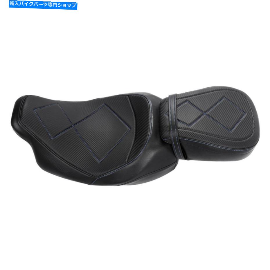 シート PUレザードライバライダー旅客シートフィットハーレーストリートグライドFLHX 09-21 PU Leather Driver Rider Passenger Seat Fit For Harley Street Glide FLHX 09-21【並行輸入品】