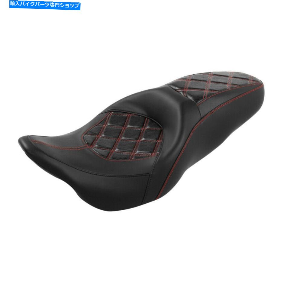 シート ハーレーツーリングロードキングストリートグライド2009-2021のためのドライバー+旅客席フィット Driver + Passenger Seat Fit For Harley Touring Road King Street Glide 2009-2021【並行輸入品】｜Us Custom Parts Shop USDM