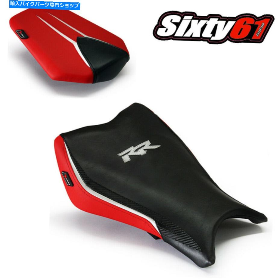 シート ホンダCBR 1000RRシートカバー2012-2014 2015 2016赤黒フロントリアルイモト Honda CBR 1000RR Seat Covers 2012-2014 2015 2016 Red Black Front Rear Luimoto【並行輸入品】
