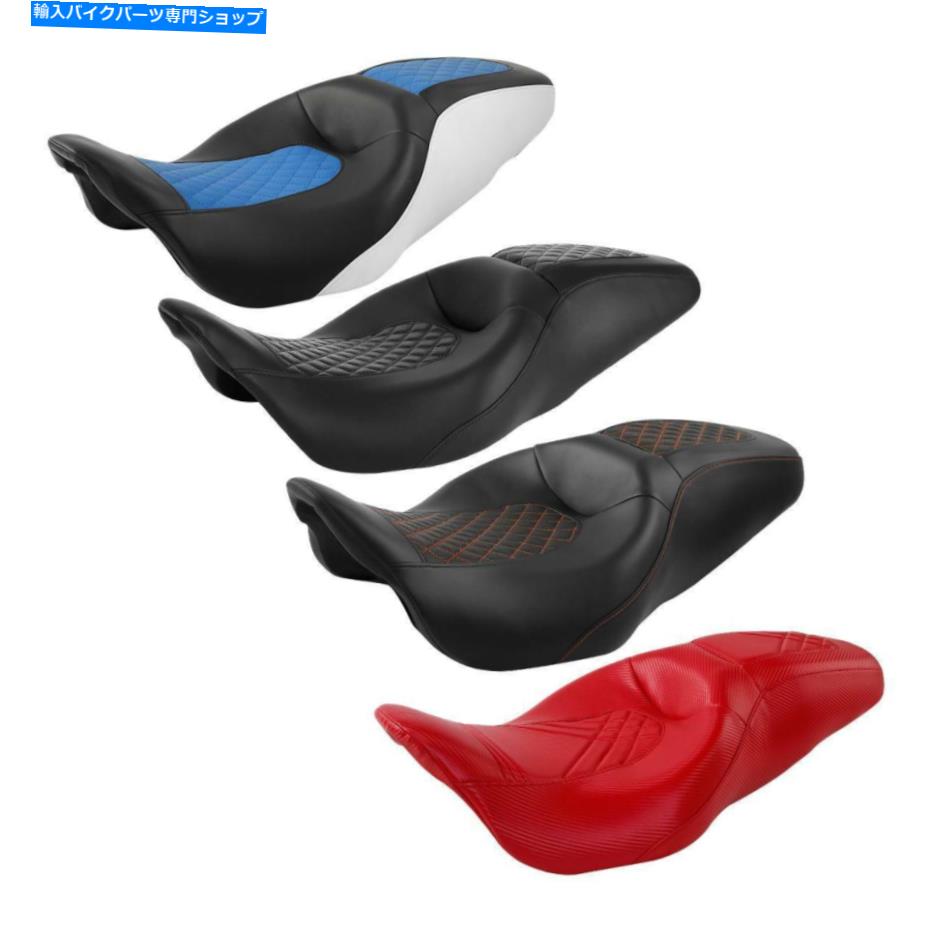 シート ハーレーエレクトラストリートグライド2009-2021のライダードライバーリア旅客シートフィット Rider Driver Rear Passenger Seat Fit For Harley Electra Street Glide 2009-2021【並行輸入品】