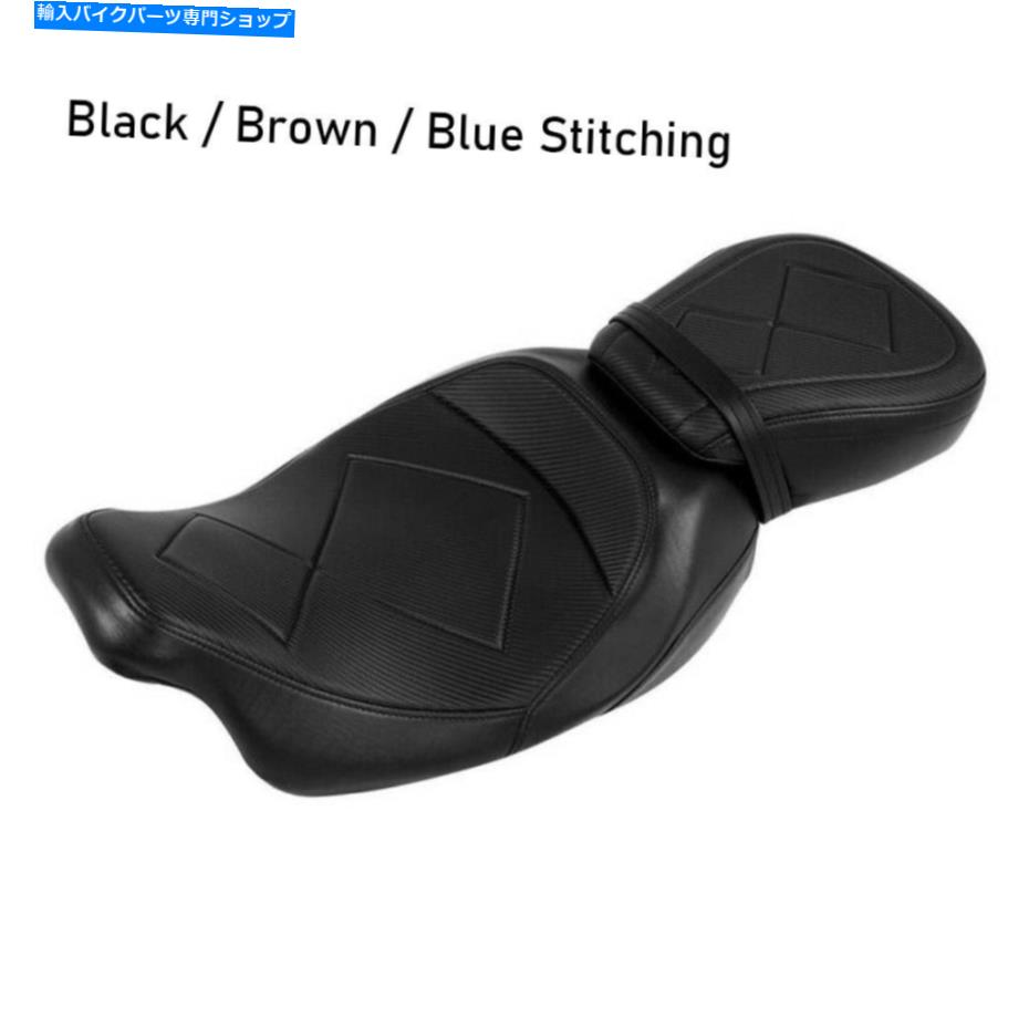シート 運転手＆旅客席フィットハーレーツーリングロードグライドフロリドフルトルックス2009-2021 Driver &Passenger Seat Fit For Harley Touring Road Glide FLTRX FLTRXSE 2009-2021【並行輸入品】