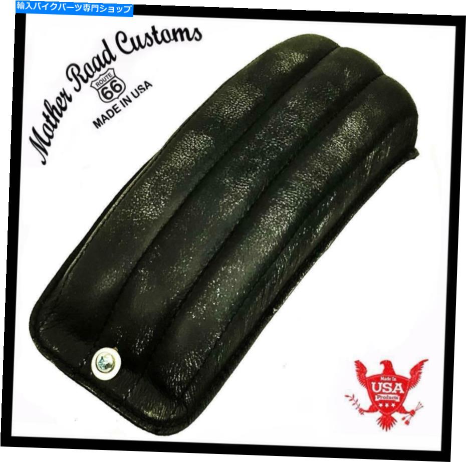 シート 2010-2021ハーレースポーツスターシート旅客ブラック遭難革のタックロールPパッド 2010-2021 Harley Sportster Seat Passenger Black Distress Leather Tuck Roll P-Pad【並行輸入品】