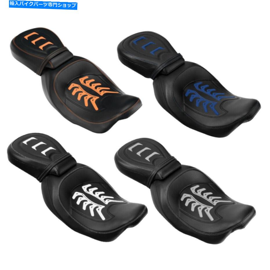 シート ドライバー＆旅客席フィットハーレートゥーリングストリートグライドCVO FLHX 2009-2021 Driver & Passenger Seat Fit For Harley Touring Street Glide CVO FLHX 2009-2021【並行輸入品】