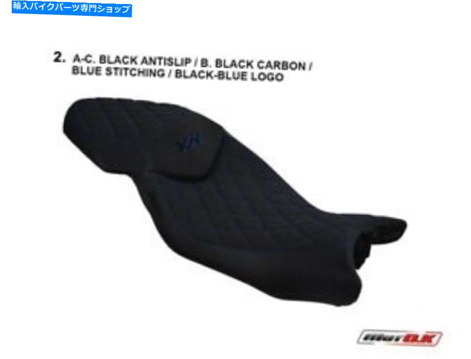 シート BMW S 1000 XR(15-19)MOTOKシートカバーブルーステッチブラック/ブルーロゴ BMW S 1000 XR (15-19) Motok Seat Cover BLUE Stitching BLACK/BLUE Logo【並行輸入品】|Us Custom Parts Shop USDM