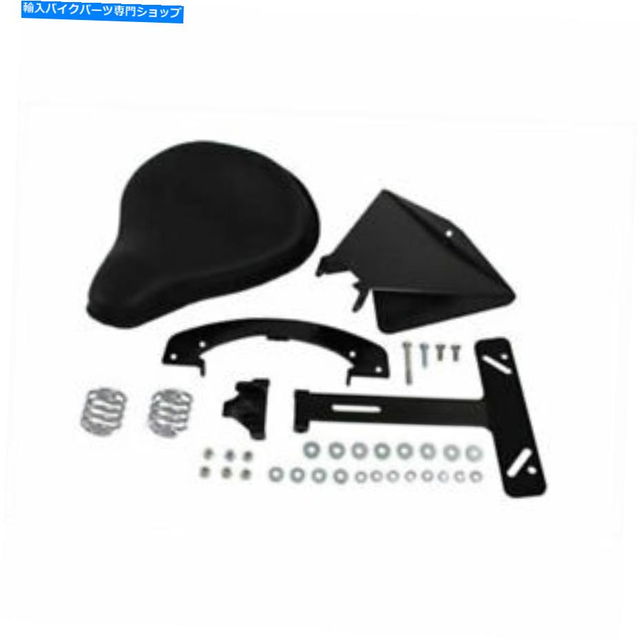 シート 2004 - 2006年のハーリースポーツスターXLのための黒い革の春のソロシートマウントマウントキット Black Leather Spring Solo Seat Mount Kit for 2004-2006 Harley Sportster XL【並行輸入品】｜Us Custom Parts Shop USDM