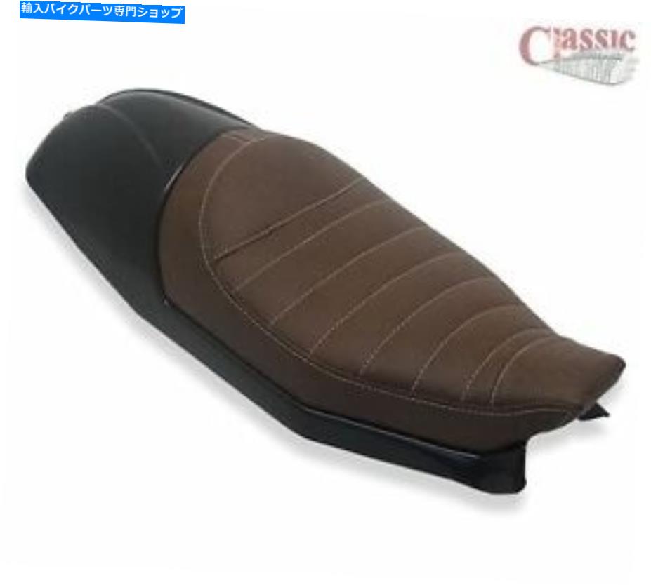 シート TRIUMPH T100 Bonneville Cafeレーサー/ブラウンのバイクシート Triumph T100 Bonneville Cafe Racer / Brown Motorbike Seat【並行輸入品】|Us Custom Parts Shop USDM