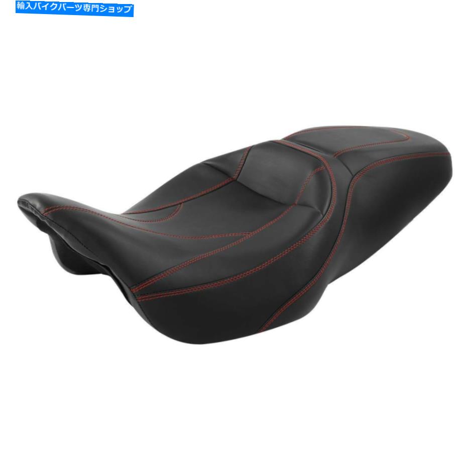 シート ハーレーエレクトログライド09-32枚のためのワンピースドライバリアダー旅客シートフィット One Piece Driver Riader Passenger Seat Fit For Harley Electra Glide 09-Later 21【並行輸入品】