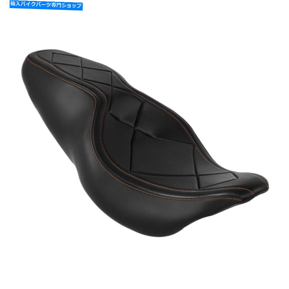 シート ハーレーツーリングストリートグライド09-21 18のライダードライバー旅客ピリオンシートフィット Rider Driver Passenger Pillion Seat Fit For Harley Touring Street Glide 09-21 18【並行輸入品】