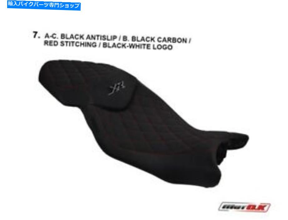 シート BMW S 1000 XR（15-19）MOTOKシートカバー赤ステッチブラック/ホワイトロゴ BMW S 1000 XR (15-19) Motok Seat Cover RED Stitching BLACK/WHITE Logo【並行輸入品】｜Us Custom Parts Shop USDM