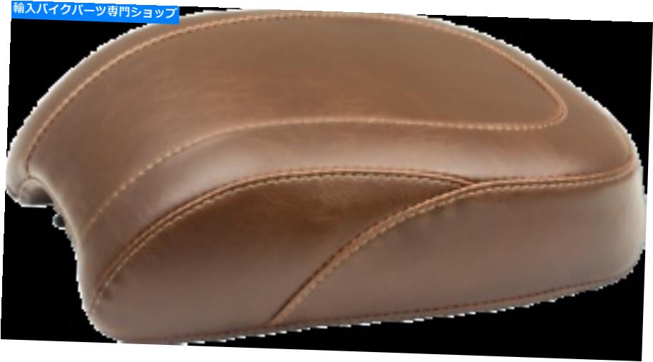 シート マスタングブラウンスムースリア - ピリオンパッドワイドトリプルソロシート（83003） Mustang Brown Smooth Rear - Pillion Pad Wide Tripper Solo Seat (83003)【並行輸入品】
