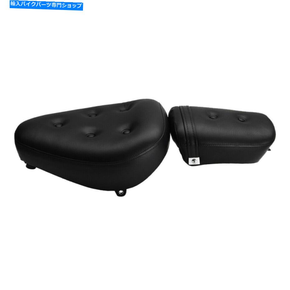 シート ヤマハVirago XV250 88-13のための1setオートバイフロントリアドライバシートクッション 1Set Motorcycle Front Rear Driver Seat Cushion for Yamaha Virago XV250 88-13【並行輸入品】