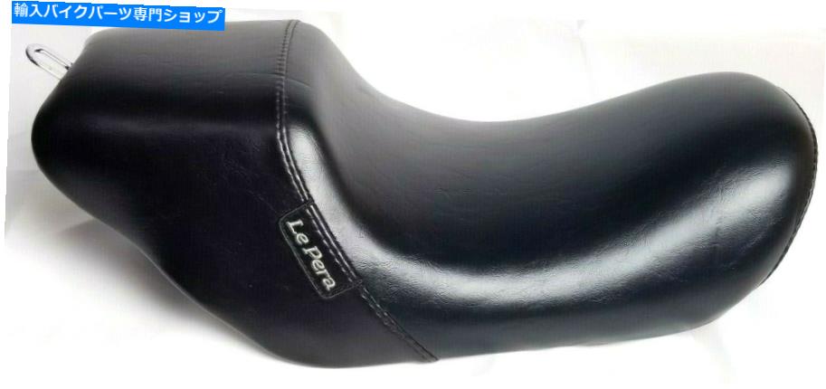 シート Le Peraスムースアップフロントベアーボーンソロシートハーレー04-05 DYNA FXD、ブラックビニール Le Pera Smooth Up Front Bare Bones Solo Seat Harley 04-05 Dyna FXD, Black Vinyl【並行輸入品】