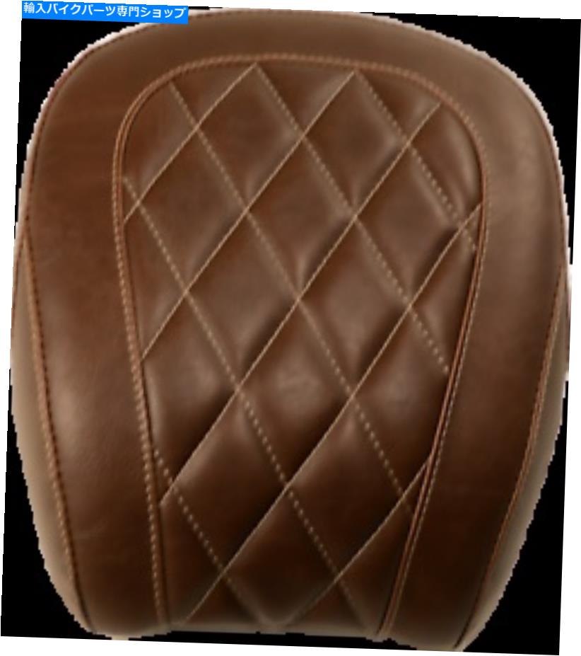 シート マスタングワイドトリプルソロシートブラウンダイヤモンドリア - ピリオンパッド83006 Mustang Wide Tripper Solo Seat Brown Diamond Rear - Pillion Pad 83006【並行輸入品】|Us Custom Parts Shop USDM