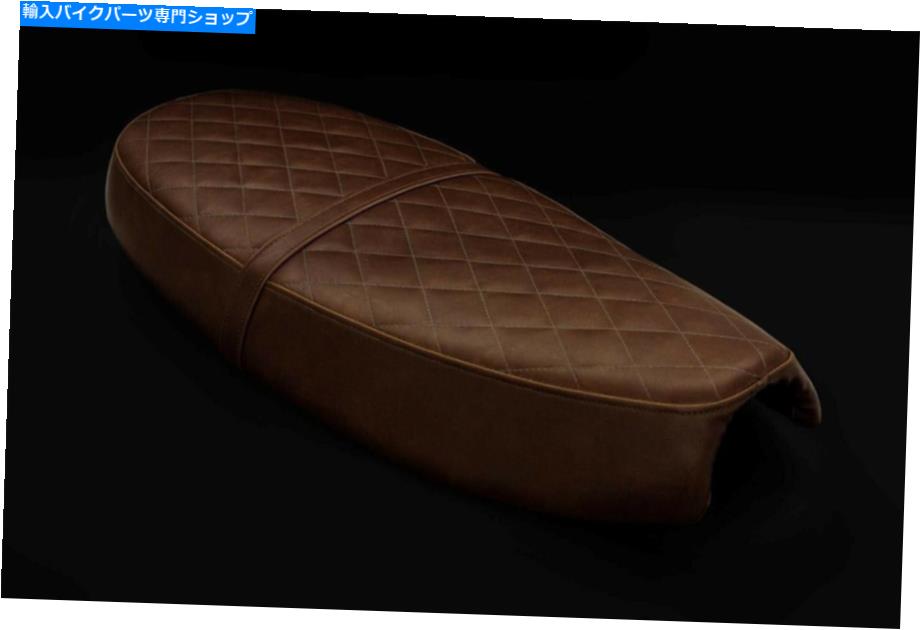 シート TRIUMPH SCRAMBLER 2006-2014＆T100 Luimotoビンテージダークブラウンシートカバー Triumph Scrambler 2006-2014 & T100 Luimoto Vintage Dark Brown Seat Cover【並行輸入品】
