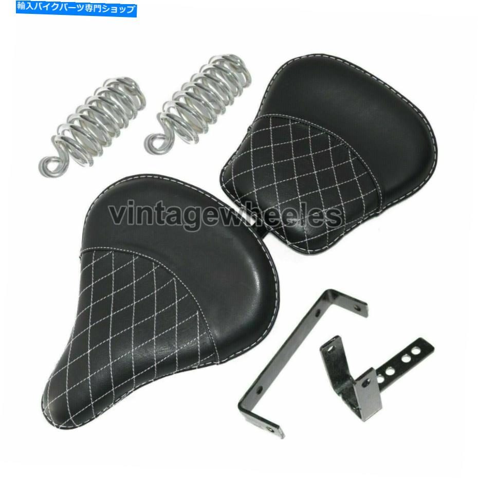 シート ロイヤルエンフィールドフロントレザーブラックシートスタイルクラシック350/500 Royal Enfield Front Leather Black Seat Bullet Classic 350/500【並行輸入品】｜Us Custom Parts Shop USDM