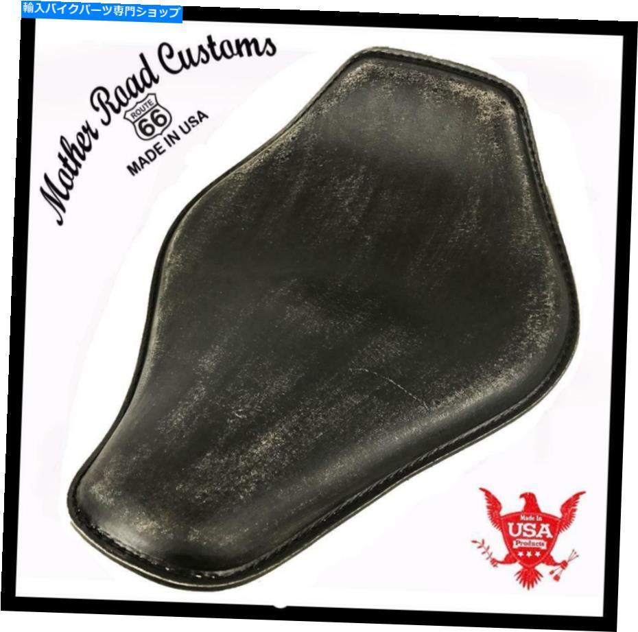 シート スプリングシートチョッパーボバーハーリースポーツスターホンド11x14 BLK DSスナブノーズレザー Spring Seat Chopper Bobber Harley Sportster Hond 11x14 Blk Ds Snub Nose Leather【並行輸入品】|Us Custom Parts Shop USDM